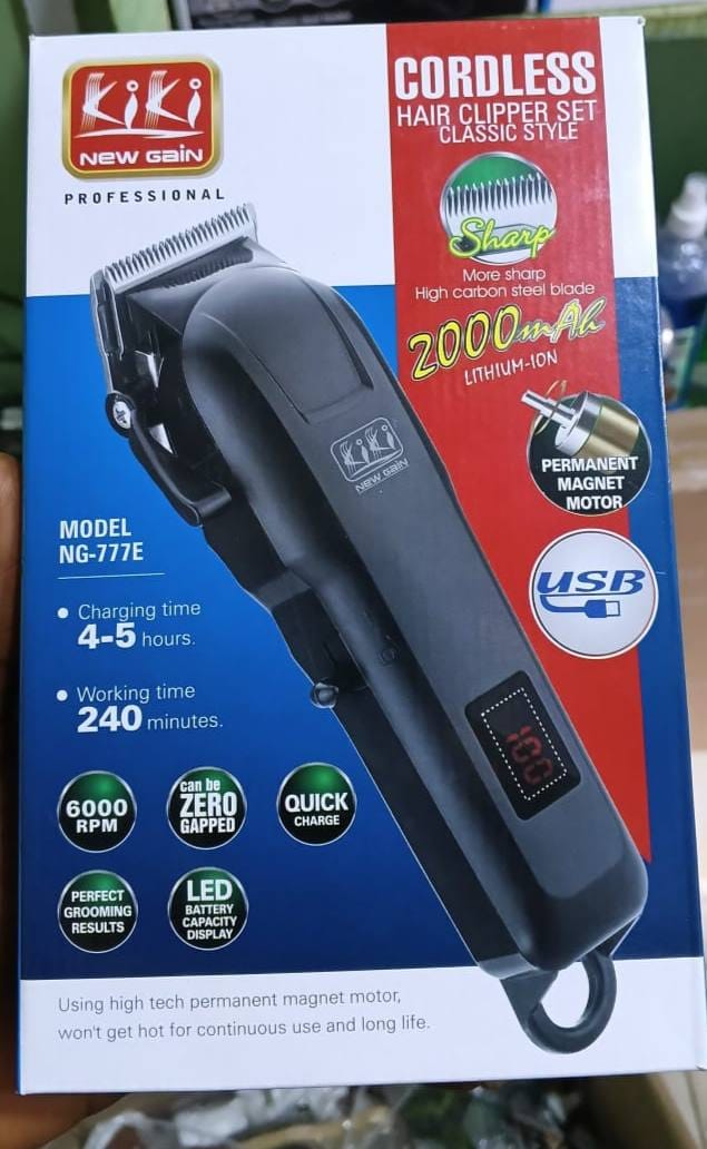 Gain NG-777E Cordless Hair Clipper