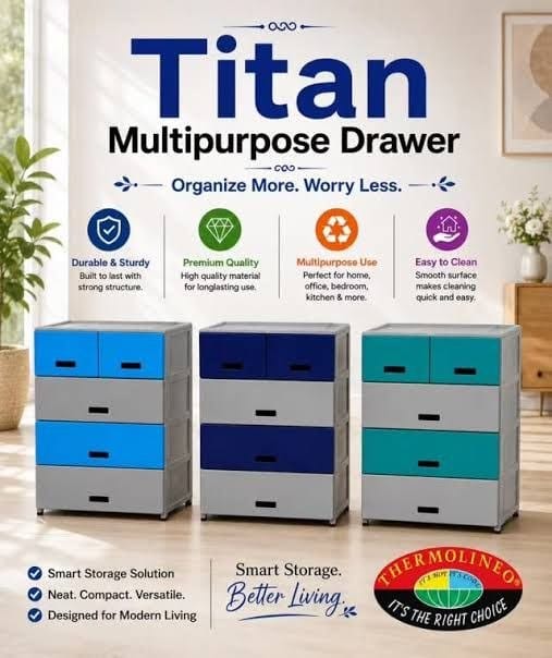 Titan Multipurpose Plastic Drawer