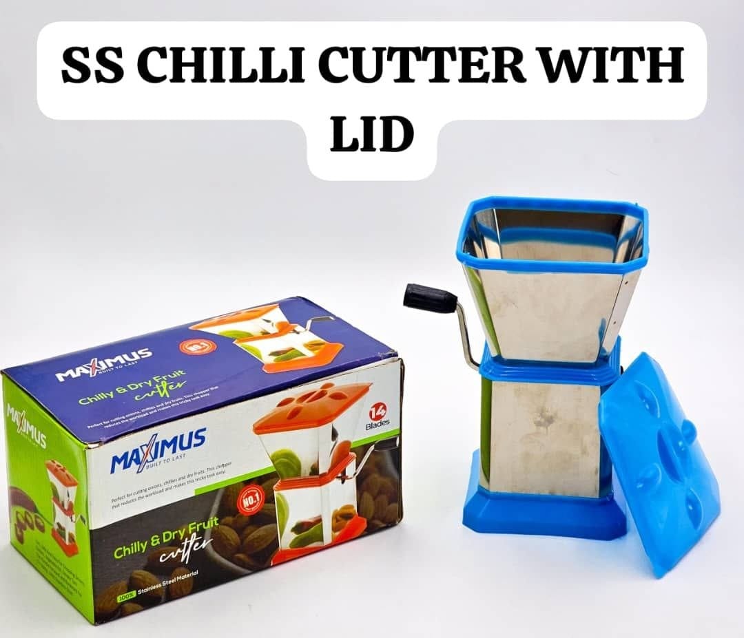 Ss chilli cutter with lid