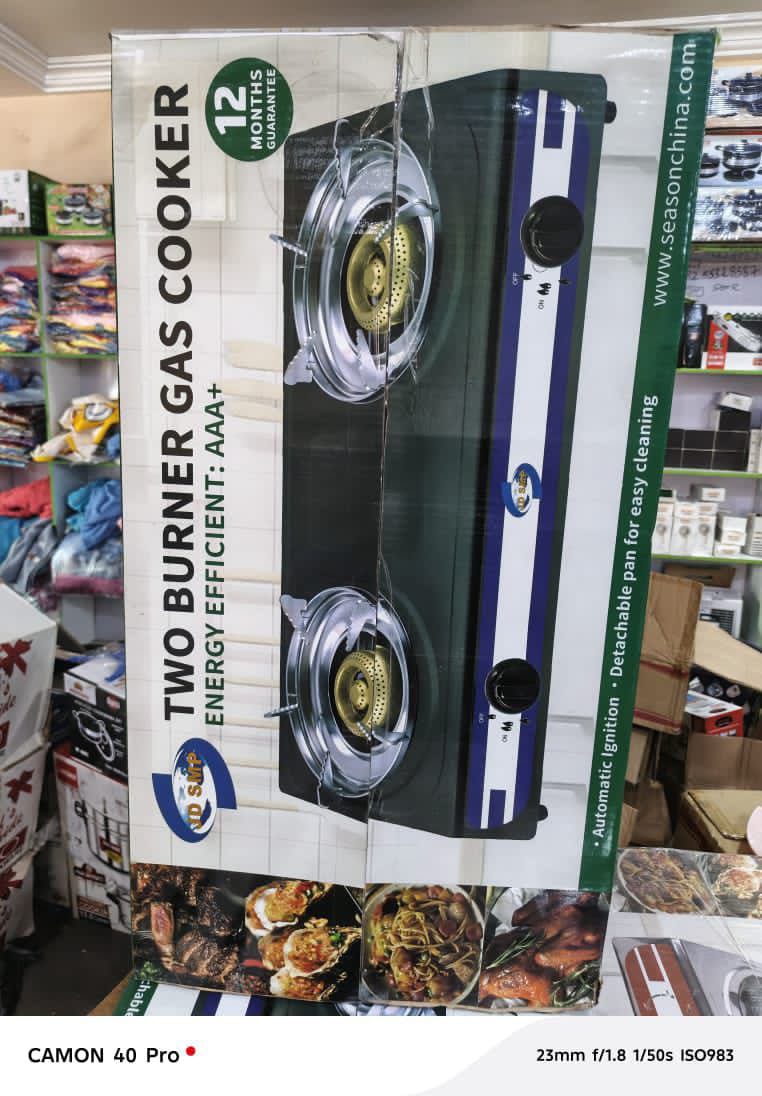 JD SMP Two-Burner Gas Cooker